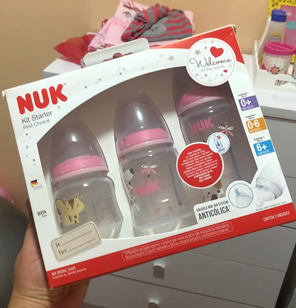 90 ml S1/ 150 ml S1/ 300 ml S2 Girl - NUK, rosa