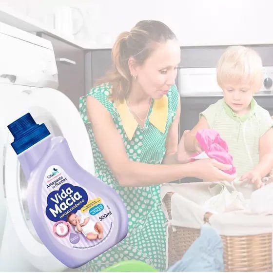 Amaciante Vida Macia Glicerina & Amêndoas 500ml