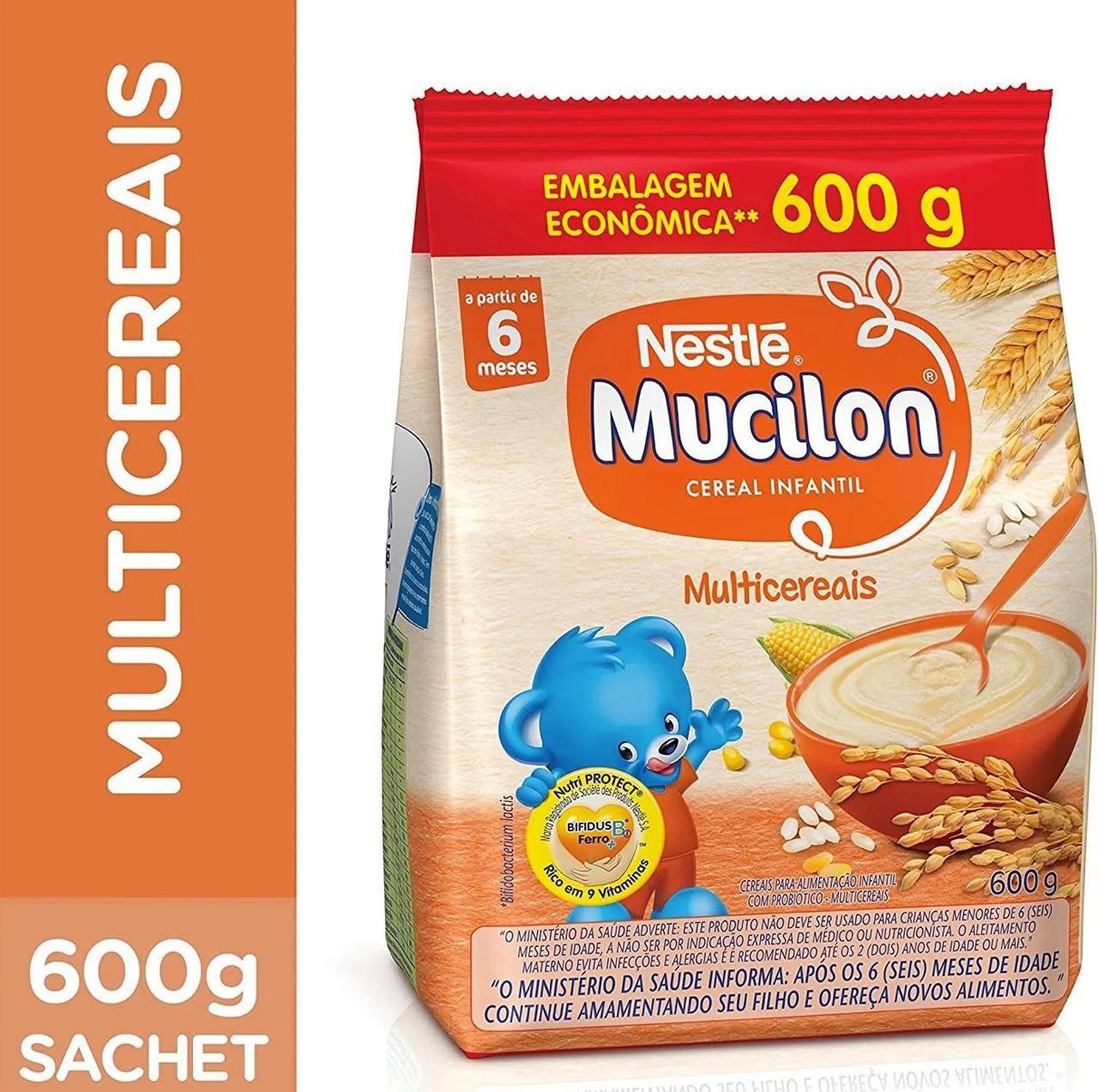 Cereal Infantil Multicereais Mucilon 600g
