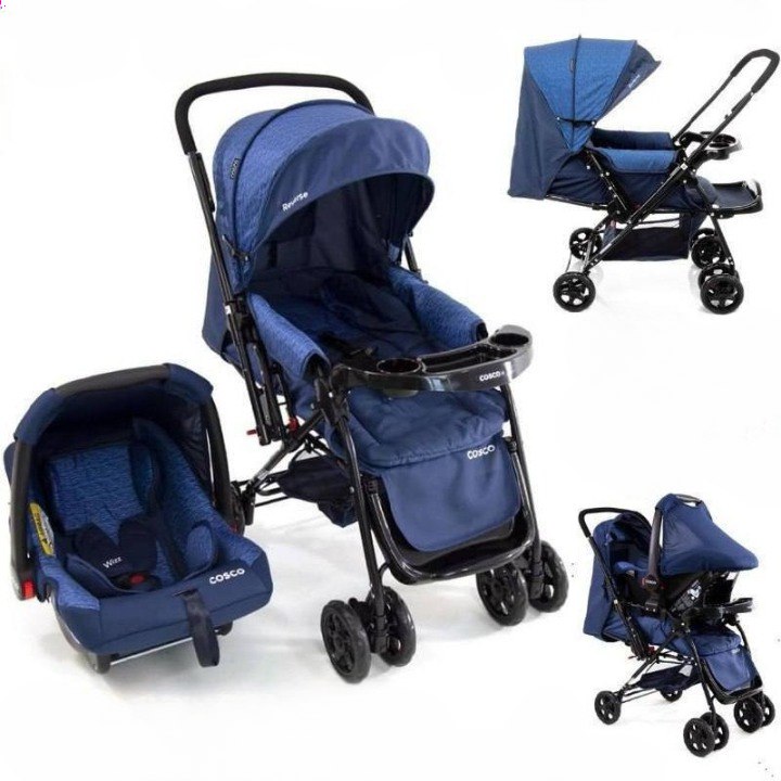 Completo - Carrinho + bebê conforto