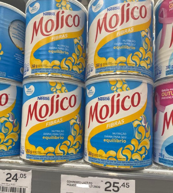 Composto Lácteo, Fibras, Molico, 260g
