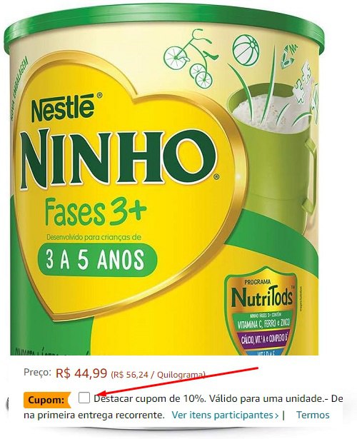 Composto Lácteo Ninho Fases 3+ 800g