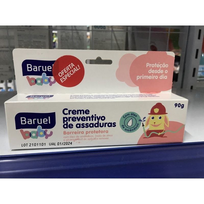Creme Assad Baruel Baby Promocional, BARUEL, Incolor, 90 g