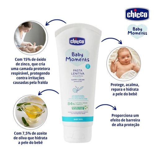 CREME CONTRA ASSADURAS Baby Moments 100 ML-PELE DELICADA
