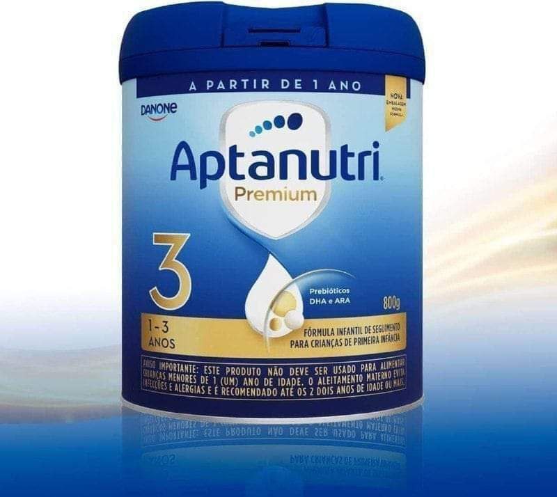 Danone Nutricia - Aptanutri Premium 3, 1-3 anos, Fórmula de Seguimento, 800g
