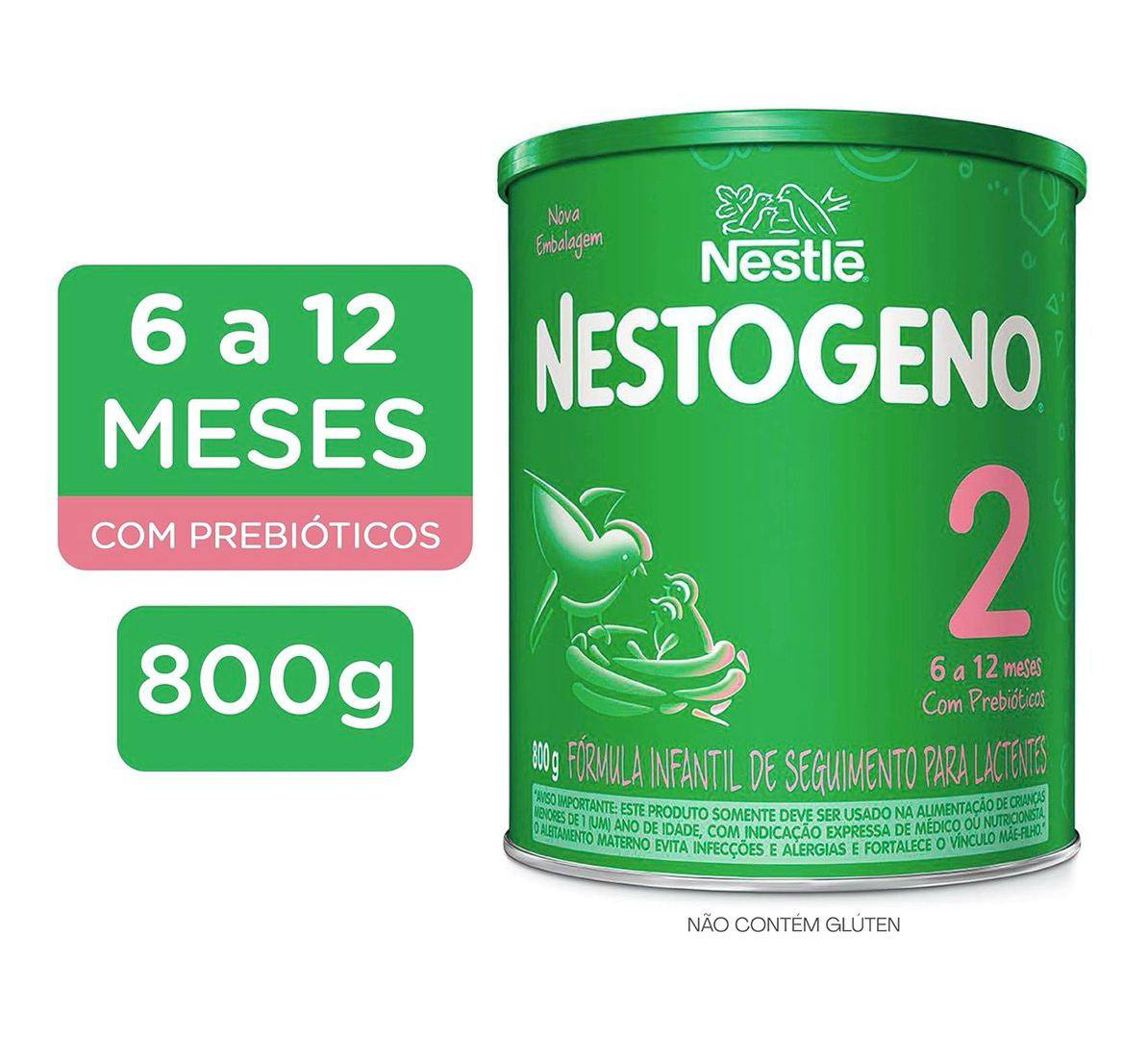 Fórmula Infantil Nestogeno 2 com 800g