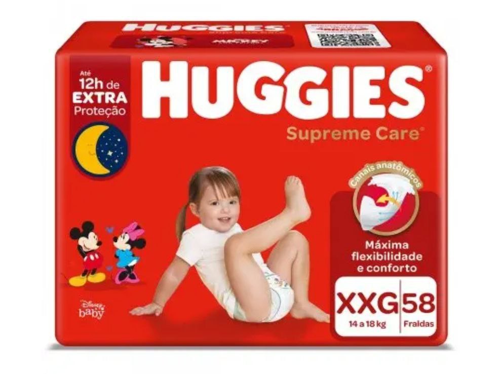 Fralda Huggies Supreme Care