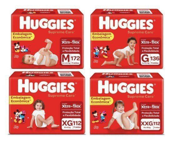 Fralda Huggies Supreme Care Giga