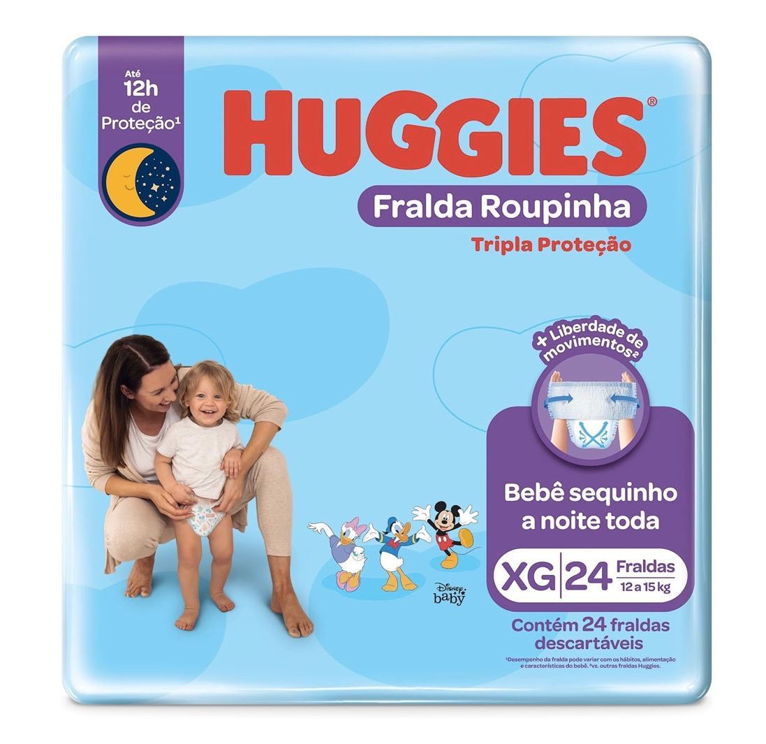 Fralda Huggies Tripla Proteção Roupinha XG 24 unidades