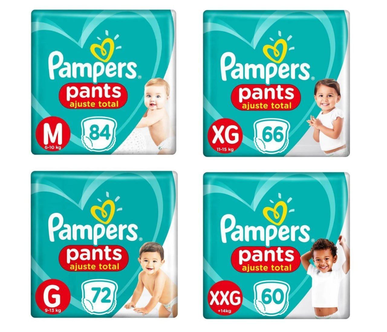 Fralda Pampers Pants Ajuste Total
