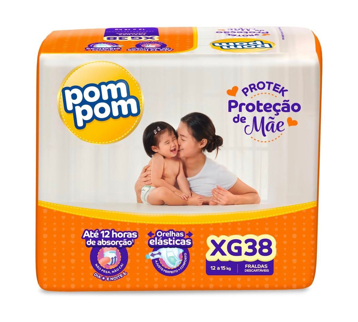 Fralda Pom Pom Derma XG 38 Unidades
