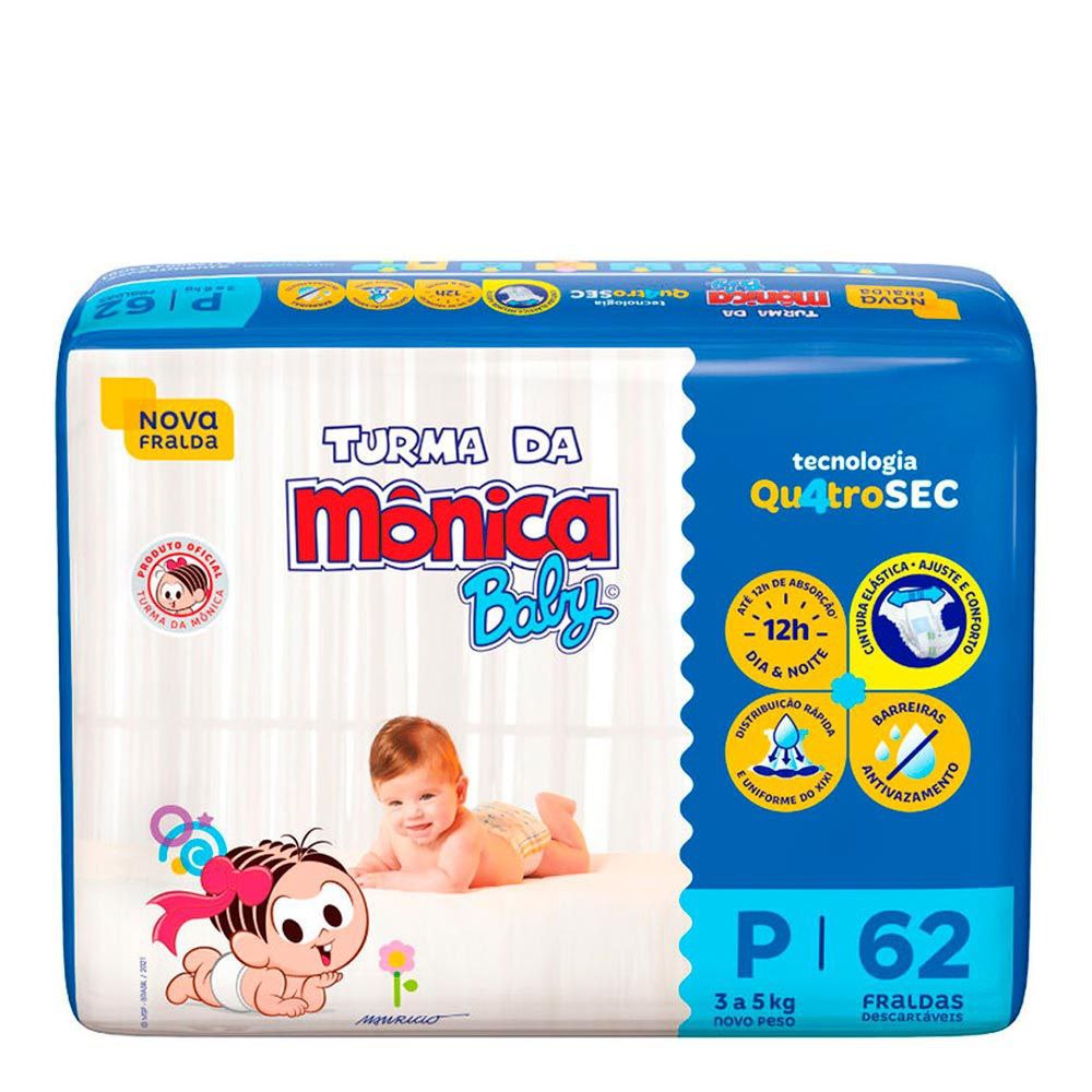 Fralda Turma da Mônica Baby