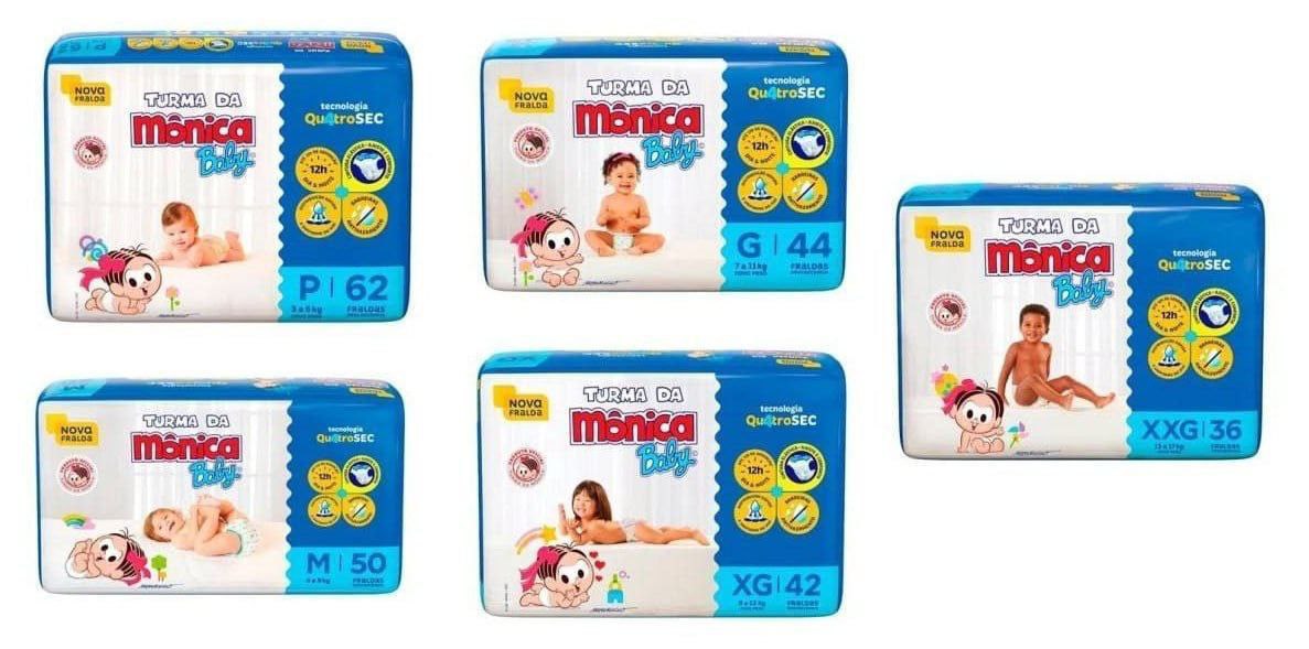 Fralda Turma da Mônica Baby