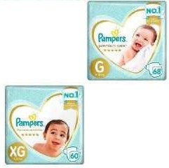 Fraldas Pampers Premium Care