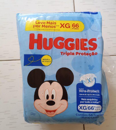HUGGIES Fralda Tripla Proteção XG 66 unidades