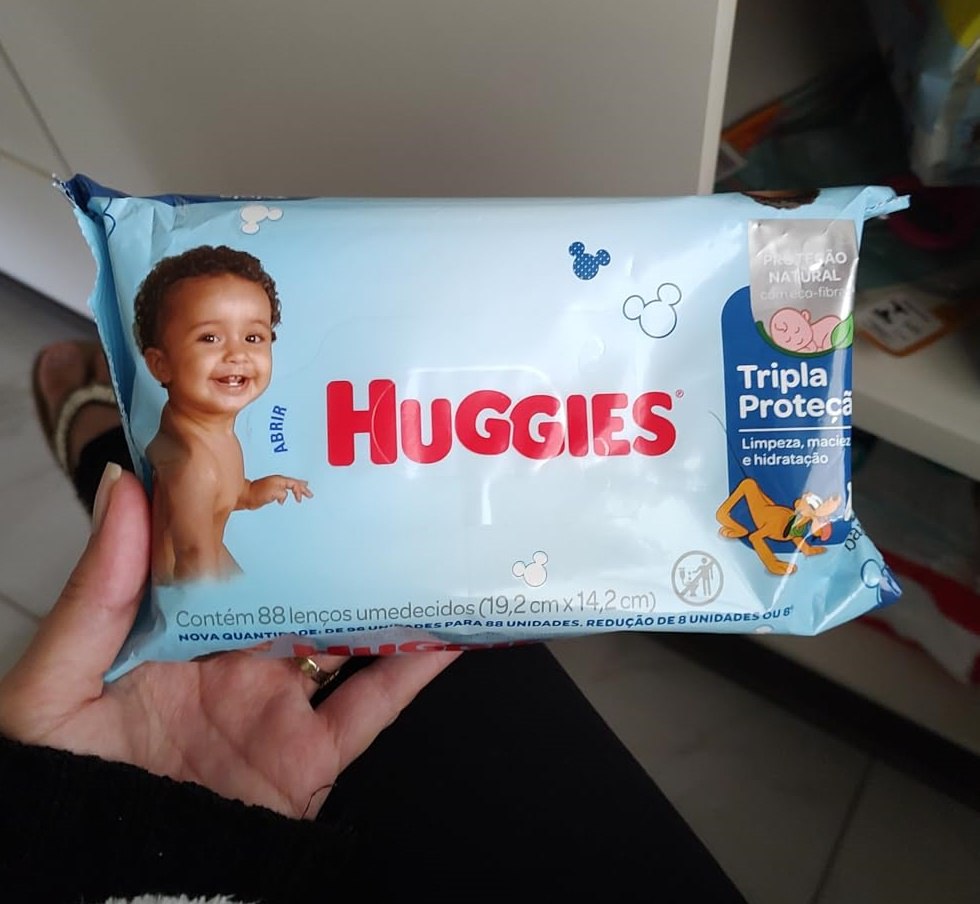 Huggies Lenço Umedecido Tripla Proteção Regular 88 unidades