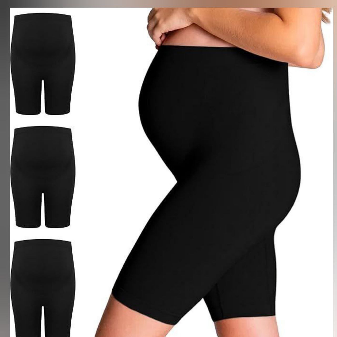 Kit 3 Calcinha Gestante Lupo Boyshort Sem Costura Boxer Feminino Loba