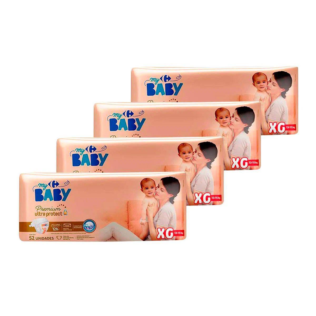 Kit Fraldas Carrefour My Baby