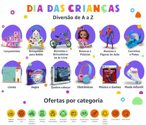 Promos Dia das Crianças Amazon#