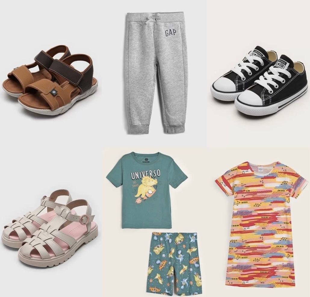 Roupas e Calçados  com Desconto extra de 30% off 😍 top marcas como: Gap, Brandili, Elian, Converse, Melissa e várias outras