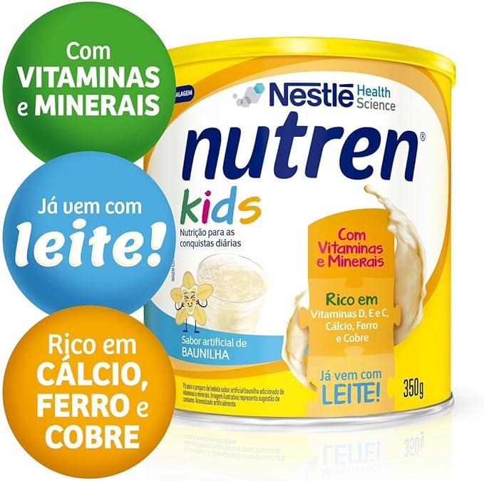 Suplemento Alimentar, Nutren Kids, Baunilha, 350g