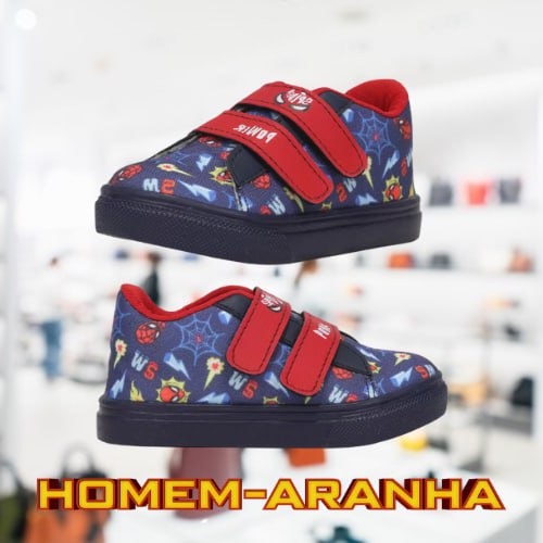 Tênis Infantil Marvel Spider Man Menino