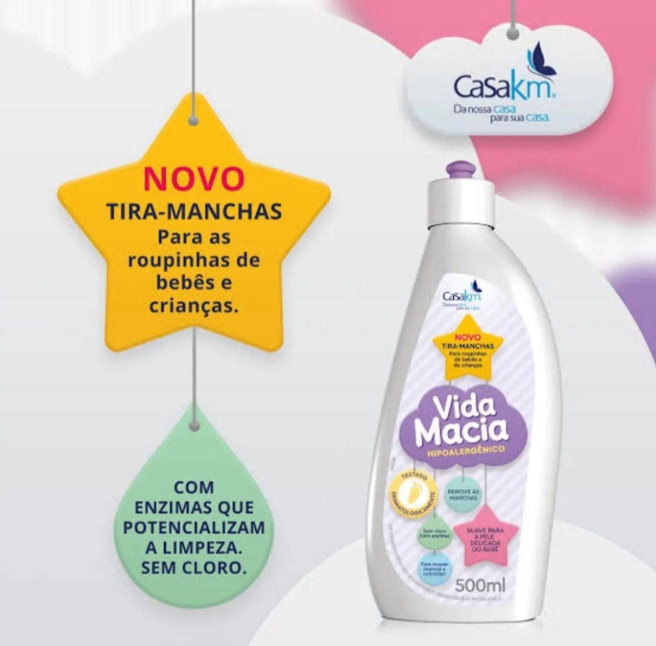 Tira Manchas Líquido Vida Macia 500ml