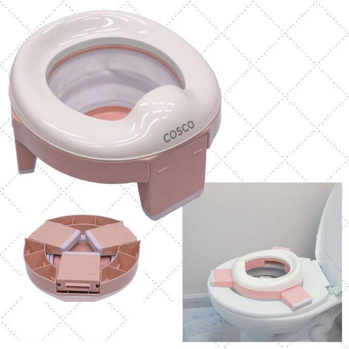 Troninho Portátil 2 em 1 Rosa, Cosco