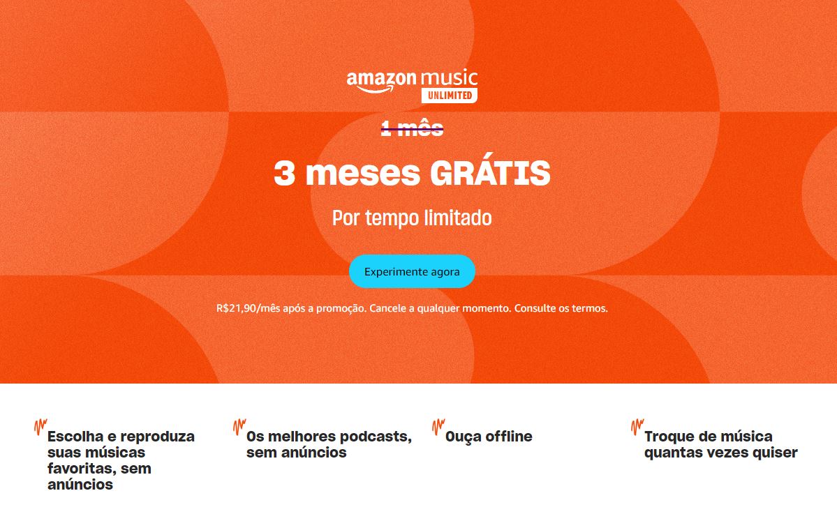 3 MESES DE AMAZON MUSIC UNLIMITED GRÁTIS 😱