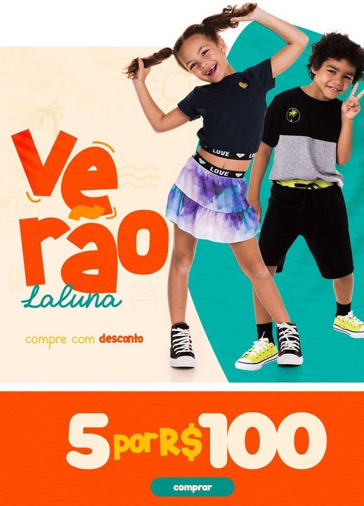 5 Conjuntos verão por R$ 100