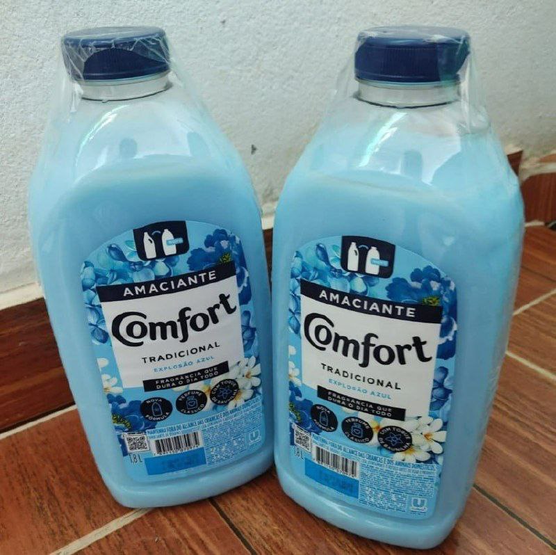 Amaciante Diluído Comfort Tradicional Explosão Azul 1.8L, Comfort