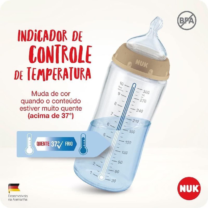Anticólica e indicador de temperatura