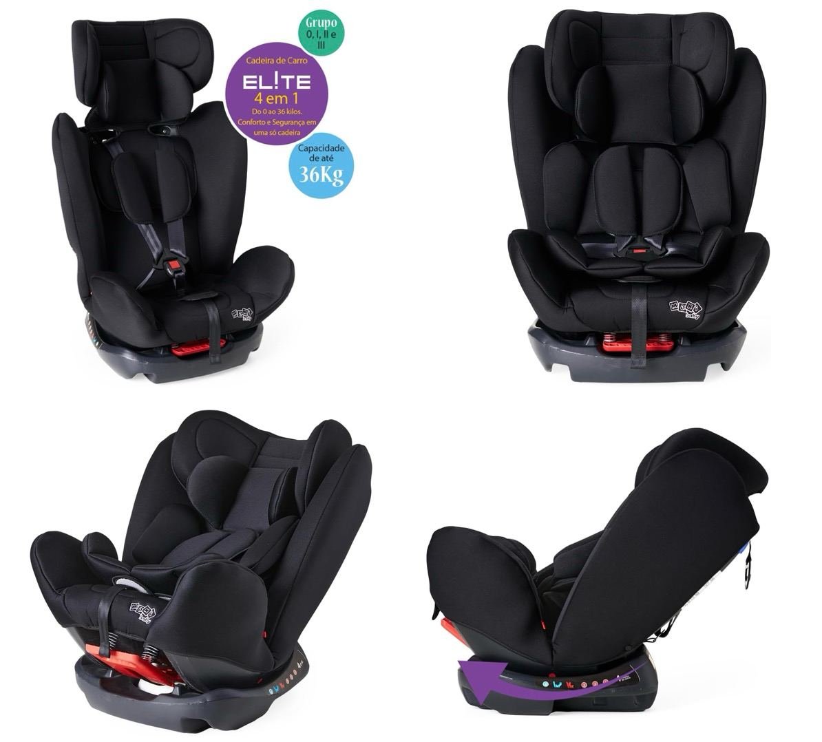 Cadeira de Carro Elite 0 a 36Kg Maxi Baby