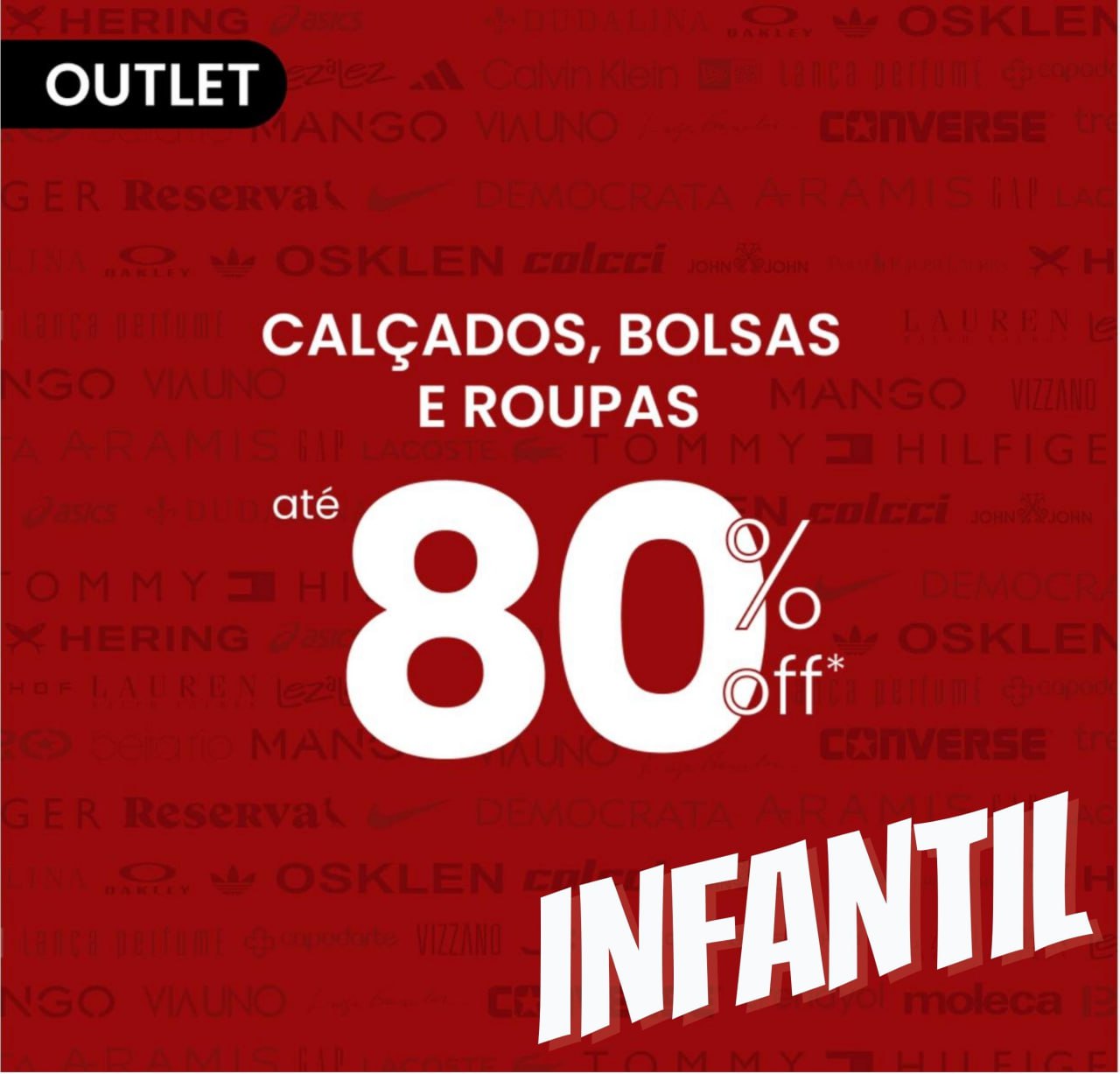 Calçados infantis com mais de 80% OFF na DAFITI