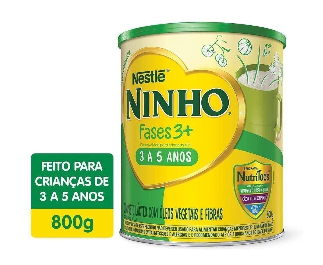 Composto Lácteo Ninho Fases 3+ com 800g