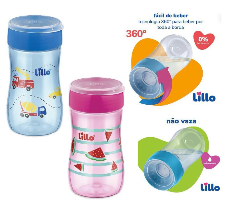Copo 360º Evolution 300ml Lillo