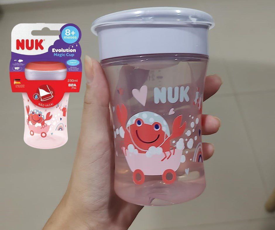 Copo Antivazamento 360º NUK Magic Cup Rosa 230ml