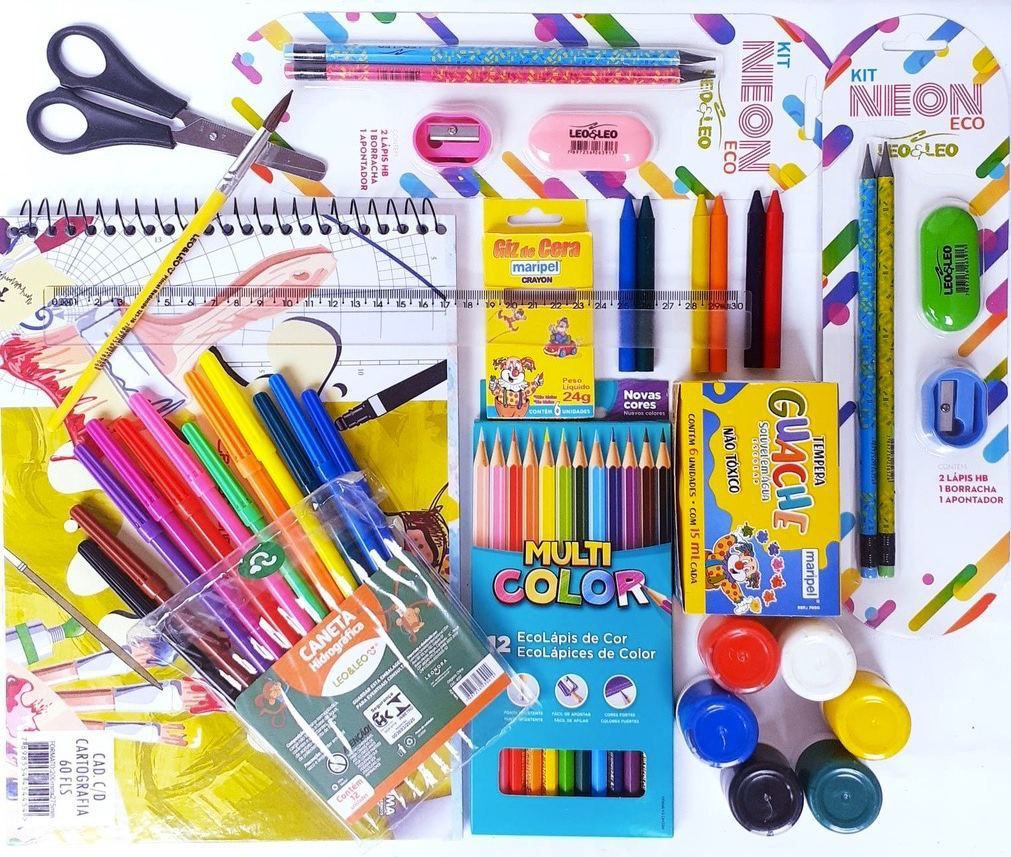 Desconto Progressivo em Material Escolar