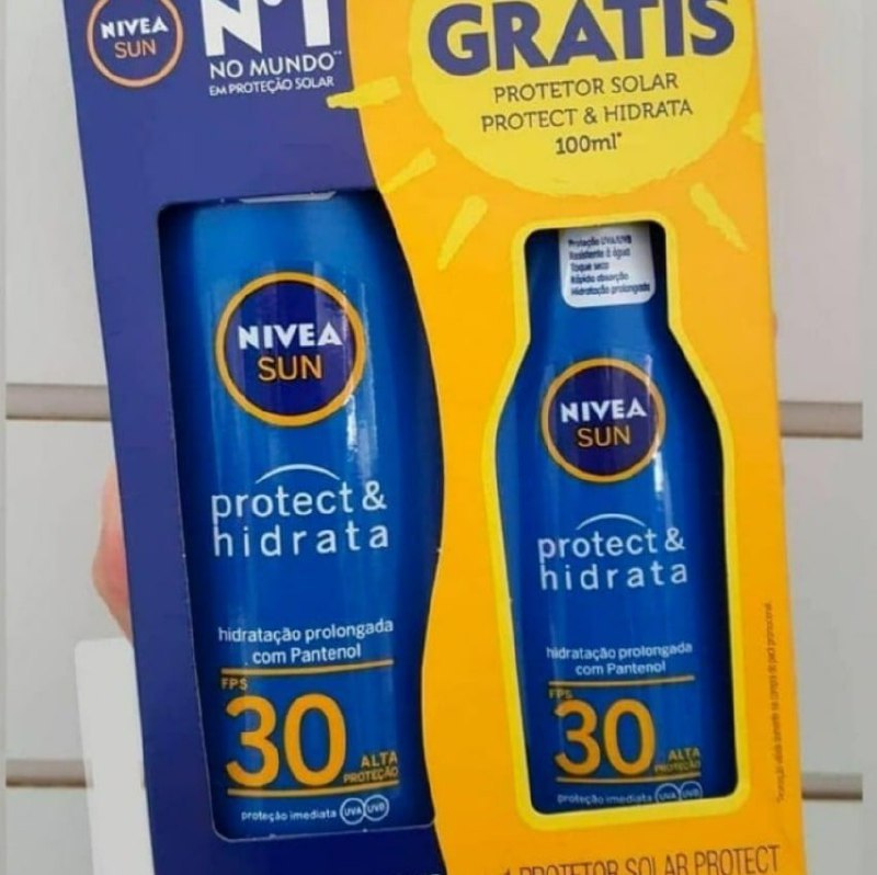 É o kit NIVEA❗️ Protetor FPS 30 de 200ml +100ml