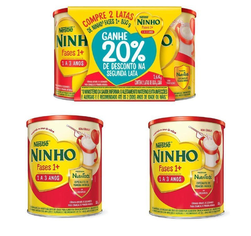 Fórmula Infantil Ninho Fases 1+