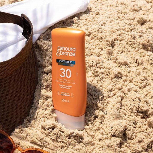 FPS 30! Cenoura e Bronze, para se proteger nesse verão 😉