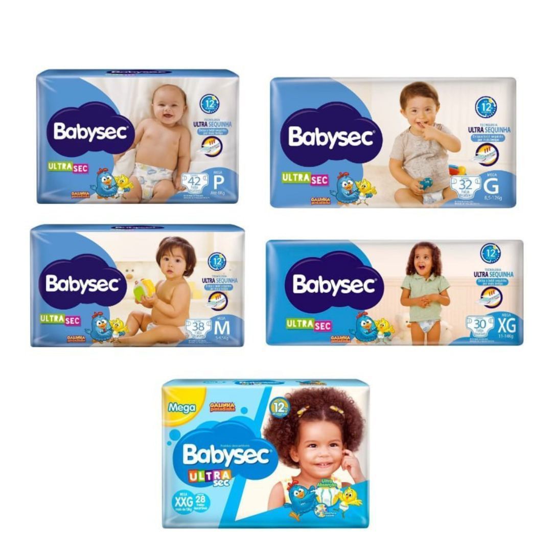 Fralda Babysec UltraSec Mega