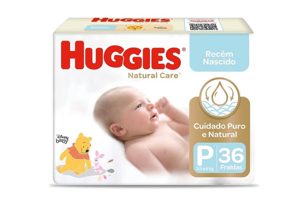 Fralda Huggies Natural Care