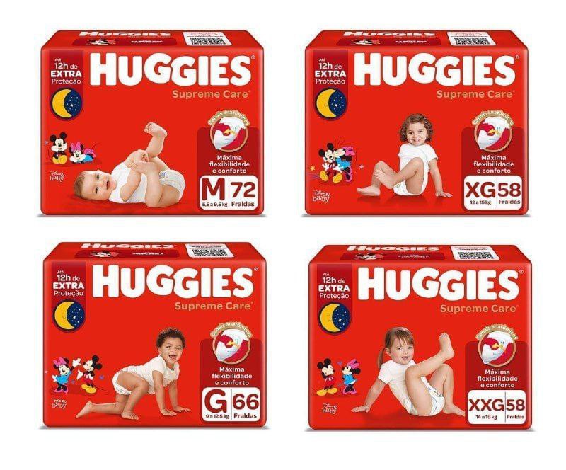 Fralda Huggies Supreme Care