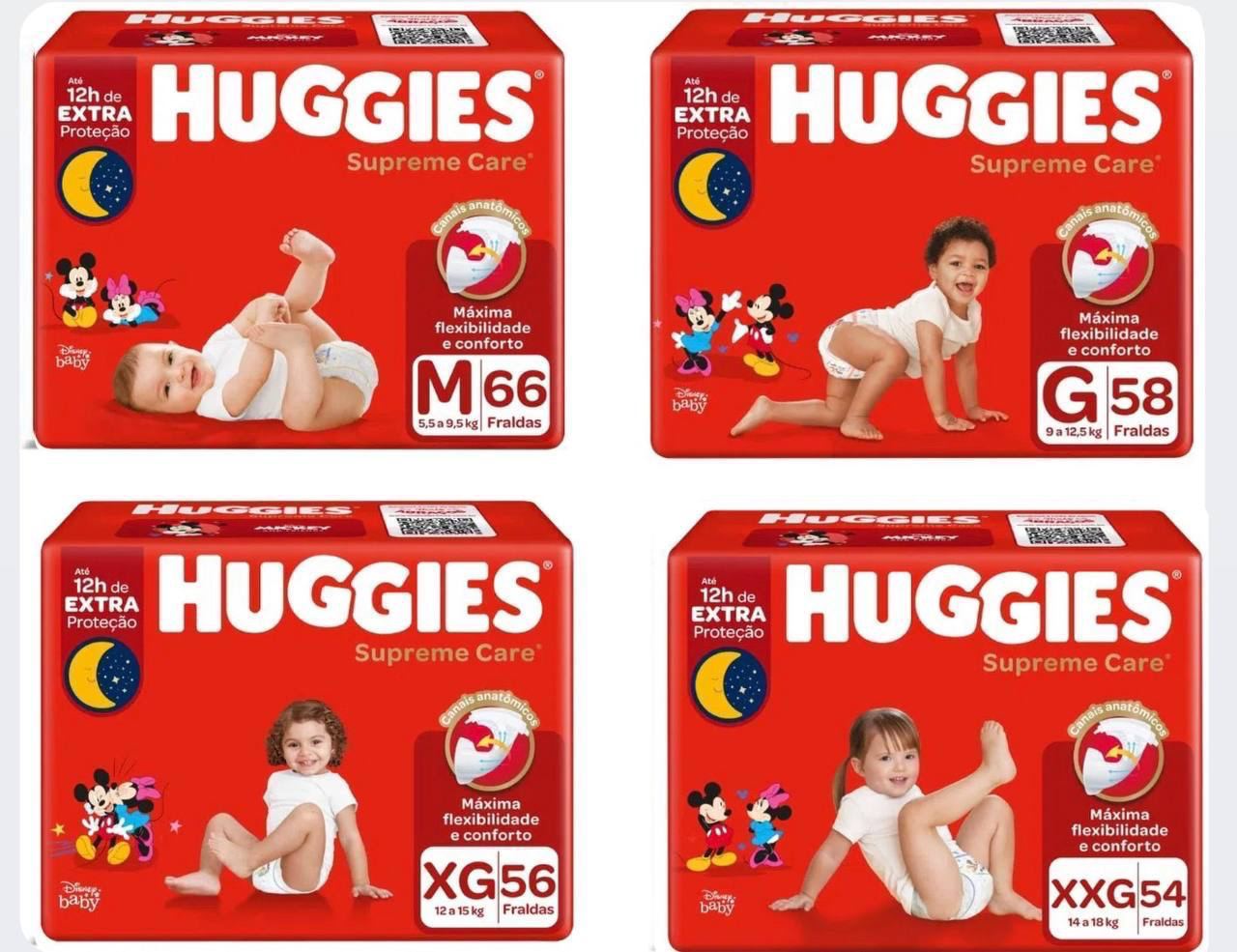 Fralda Huggies Supreme Care