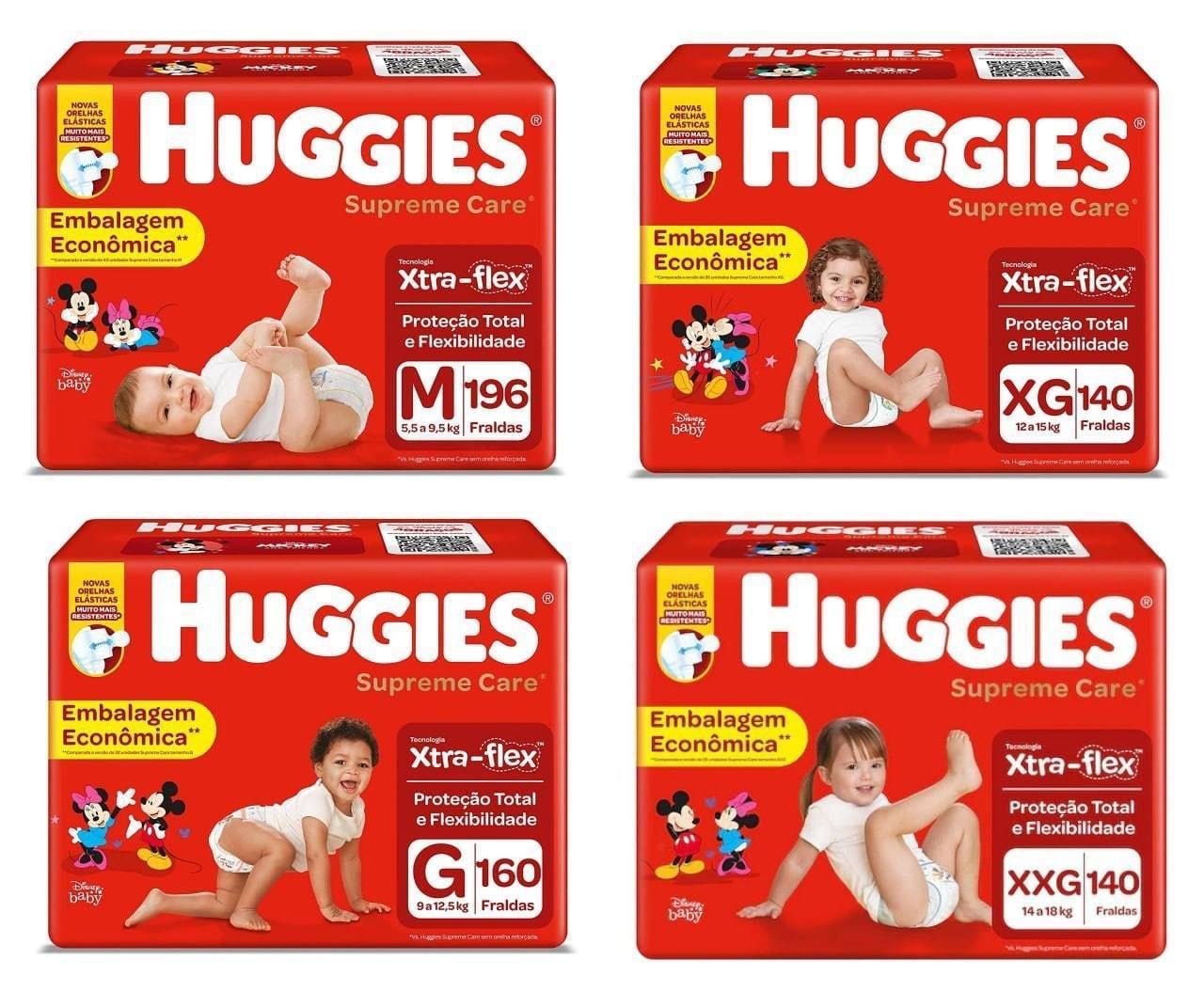 Fralda Huggies Supreme Care