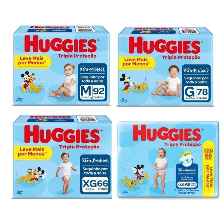 Fralda Huggies Tripla Proteção