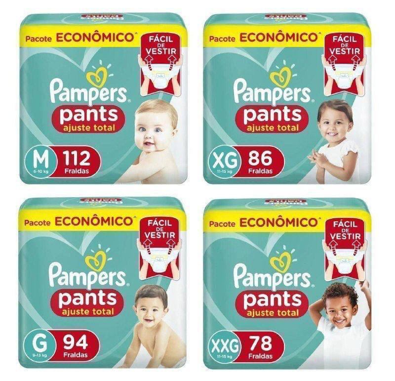 Fralda Pampers Pants Ajuste Total