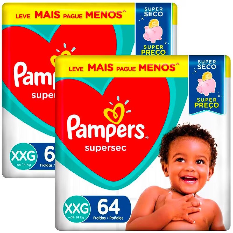 Fralda Pampers Supersec