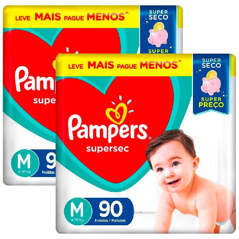 Fralda Pampers Supersec